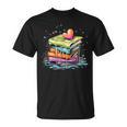 Reading Watercolor Books Love Books Girls T-Shirt