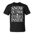 Reading All Winter Cozy Book Lover And Literary Escape T-Shirt Reading All Winter Cozy Book Lover And Literary Escape T-Shirt