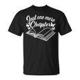 Reading Women Girls Book Lover Just One More Chapter T-Shirt Reading Women Girls Book Lover Just One More Chapter T-Shirt