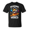Reading Is Out Of This World Astronaut Book Lover Teacher T-Shirt
