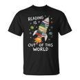 Reading Is Out Of This World Book Rocket Space Teacher T-Shirt