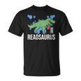 Readsaurus Reader Book Tyrannosaurus T-Rex Dinosaur Jurassic T-Shirt