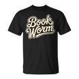 Retro Book Worm Reading For Book Lovers T-Shirt Retro Book Worm Reading For Book Lovers T-Shirt