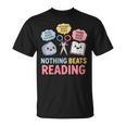 Rock Paper Scissors Nothing Beats Reading Book Lover T-Shirt