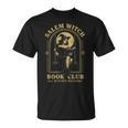 Salem Witch Book Club Bookish Halloween Full Moon Reader T-Shirt