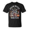 Salem Witch Book Club Raccoon Halloween T-Shirt Salem Witch Book Club Raccoon Halloween T-Shirt