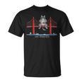 San Francisco Cat Golden Gate Bridge Iced Coffee Book Lover T-Shirt San Francisco Cat Golden Gate Bridge Iced Coffee Book Lover T-Shirt
