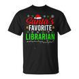 Santa's Favorite Librarian Cute Book Lover Christmas T-Shirt Santa's Favorite Librarian Cute Book Lover Christmas T-Shirt