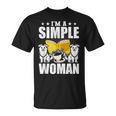 I Am a Simple Woman Book Lover Read T-Shirt I Am a Simple Woman Book Lover Read T-Shirt