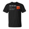 Six Seven Meme Reading Book Lover 6-7 67 Definition T-Shirt
