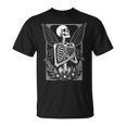 Skeleton Book Fairy Fantasy Witchy Bookworm Reading T-Shirt Skeleton Book Fairy Fantasy Witchy Bookworm Reading T-Shirt