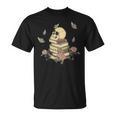 Skull Roses And Butterfly Book Death By TBR Bookish T-Shirt