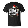 Snow Is Falling Books Are Calling T-Shirt