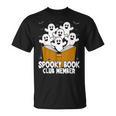 Spooky Book Club Member Halloween Bookish Ghost Lover T-Shirt
