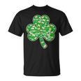 St Patricks Day Bookworm Shamrock Book Lover T-Shirt