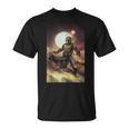 Star Wars The Book Of Boba Fett Combat Pose Portrait T-Shirt Star Wars The Book Of Boba Fett Combat Pose Portrait T-Shirt