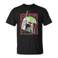 Star Wars The Book Of Boba Fett Helmet Text Stack T-Shirt