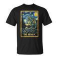 Starry Dragon Reading Book The Reader Fantasy Reader T-Shirt