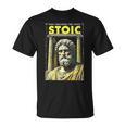 Stoic Philosophy Vintage Book Cover Stoicism Philosopher T-Shirt