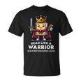 Summer Reading 2026 Book Reader Librarian Prize Warrior T-Shirt