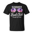 Summer Retro Book Club Beach Vacation T-Shirt