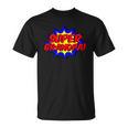Super Grandpa Comic Book Style Superhero T-Shirt Super Grandpa Comic Book Style Superhero T-Shirt