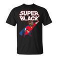 Superhero Pride Comic Book Lover African American Dad T-Shirt Superhero Pride Comic Book Lover African American Dad T-Shirt