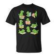 T-Rex Dinosaurs Reading Books Dinosaur Lover T-Shirt T-Rex Dinosaurs Reading Books Dinosaur Lover T-Shirt