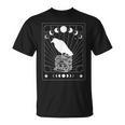Tarot Card Raven Crow On Books Dark Academia Aesthetic T-Shirt Tarot Card Raven Crow On Books Dark Academia Aesthetic T-Shirt