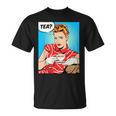 Tea Pop Art Comic Book Cartoon Tea Party Tea Lover Drinking T-Shirt