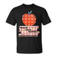 Teach Love Inspire Valentines Day Book 6th Grade Teacher T-Shirt