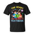 Teacher Heart Text Book For Men Women T-Shirt Teacher Heart Text Book For Men Women T-Shirt