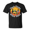 Thick Thighs Witch Vibes Spell Book And Potions T-Shirt