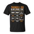 Things I Do In My Spare Time Kids Men Women Book Writer T-Shirt Things I Do In My Spare Time Kids Men Women Book Writer T-Shirt