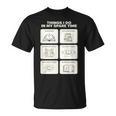 Things I Do In My Spare Time Reading Book Lover T-Shirt