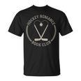 Threadless Grey Sky Chai Hockey Romance Book Club Graphic T-Shirt