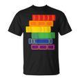 Threadless Grey Sky Chai Rainbow Book Pride Stack Graphic T-Shirt