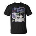 Tired Moms Book Club Retro Coffee Reader T-Shirt