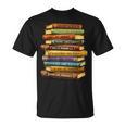 History Book Stack Leaders African American Pride T-Shirt