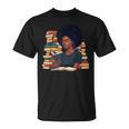 History Month Afro Women Girls Book Lover Librarian T-Shirt