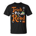 Trick Or Read Halloween Books Reading Lover Reader T-Shirt