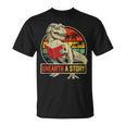 Unearth a Story Dinosaur Reading Book DinoRex Summer 2026 T-Shirt Unearth a Story Dinosaur Reading Book DinoRex Summer 2026 T-Shirt