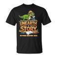 Unearth a Story Dinosaur Reading Books Summer 2026 T-Shirt Unearth a Story Dinosaur Reading Books Summer 2026 T-Shirt