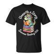 Unearth a Story Summer Reading 2026 Book Lover Dino Fun T-Shirt Unearth a Story Summer Reading 2026 Book Lover Dino Fun T-Shirt
