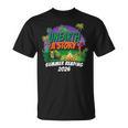 Unearth a Story Summer Reading 2026 Dinosaur T-Rex Book T-Shirt Unearth a Story Summer Reading 2026 Dinosaur T-Rex Book T-Shirt