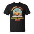 Unearth a Story Summer Reading 2026 Librarian Book Library T-Shirt