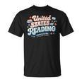 United States Of Reading Patriotic Book Lover T-Shirt