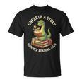 Unreath a Story Summer Library Reading 2026 Dinosaur Book T-Shirt Unreath a Story Summer Library Reading 2026 Dinosaur Book T-Shirt