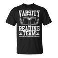Varsity Reading Team Bookworm Book Lover Reader T-Shirt