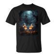 Vintage Boo Halloween Camping Reading Teacher Books Ghost T-Shirt Vintage Boo Halloween Camping Reading Teacher Books Ghost T-Shirt